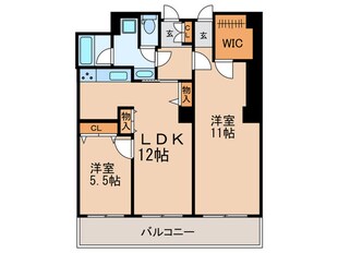 ﾘﾊﾞ-ｼﾃｨ21ｲ-ｽﾄﾀﾜ-ｽﾞ10号棟の物件間取画像